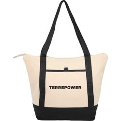 Image of Isle 8 oz Organic Cotton Sippered Tote