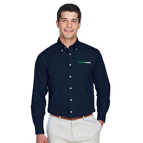 Men's Crown Collection Broadcloth Woven Dress Shirt image thumbnail