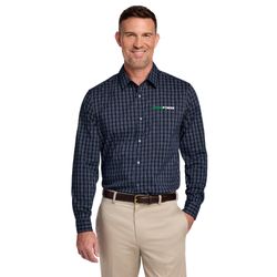Image of Brooks Brothers Tech Stretch Patterned Shirt