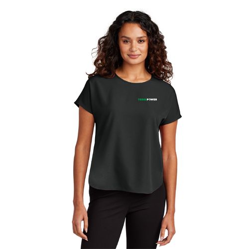 Mercer+Mettle® Women's Stretch Crepe Crew image thumbnail