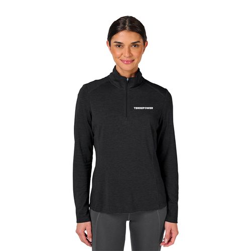 Women's Vista Tri-Blend Quarter Zip image thumbnail