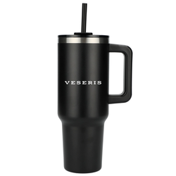 Image of Pinnacle Recycled Travel Tumbler with Straw 40oz