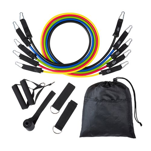 Branded: b.active Ultimate Resistance Band Fitness Set image thumbnail