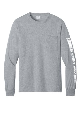 Tall Long Sleeve Essential Pocket Tee image thumbnail