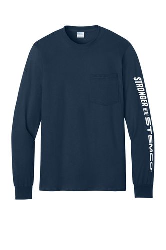 Tall Long Sleeve Essential Pocket Tee image thumbnail