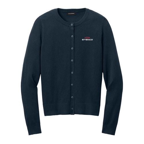 Women’s Easy Care Crewneck Cardigan Sweater image thumbnail
