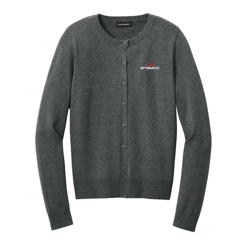 Women’s Easy Care Crewneck Cardigan Sweater image thumbnail