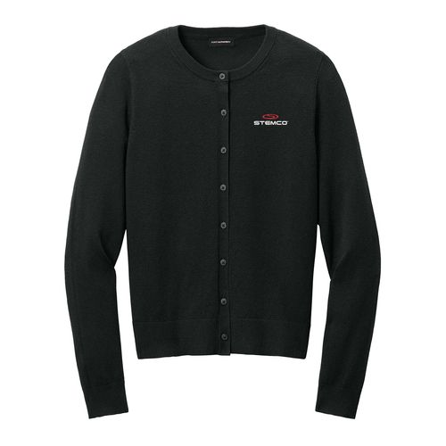 Women’s Easy Care Crewneck Cardigan Sweater image thumbnail