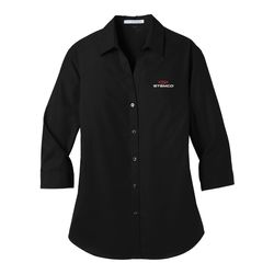 Image of Women’s ¾ Sleeve Carefree Poplin Shirt