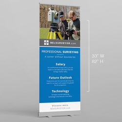 Image of Retractable Bannerstand (33x82)