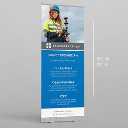 Image of Retractable Bannerstand (33x82)