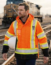 Image of Tough Duck Poly Oxford 5-in-1 Safety Jacket