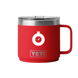 Image of 14 Oz YETI® Rambler Stainless Steel Insulated Stackable Mug w/ Lid