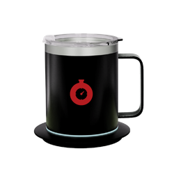Image of Stainless Steel Smart Mug Warmer with Light-Up Heating Base