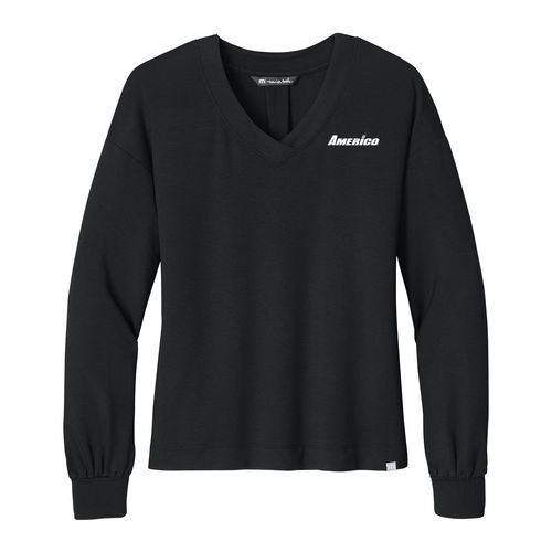 TravisMathew Womens Long Weekend V-Neck image thumbnail