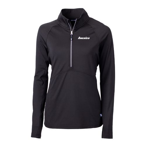 Cutter & Buck Adapt Eco Knit Stretch Recycled Quarter Zip Pullover - Women's image thumbnail