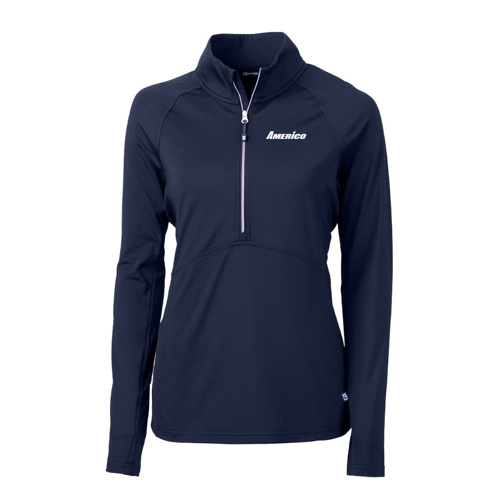 Cutter & Buck Adapt Eco Knit Stretch Recycled Quarter Zip Pullover - Women's primary image