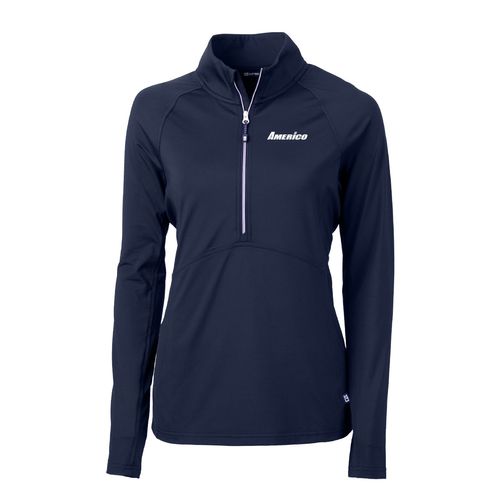 Cutter & Buck Adapt Eco Knit Stretch Recycled Quarter Zip Pullover - Women's image thumbnail