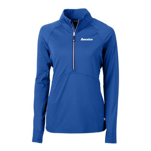 Cutter & Buck Adapt Eco Knit Stretch Recycled Quarter Zip Pullover - Women's image thumbnail