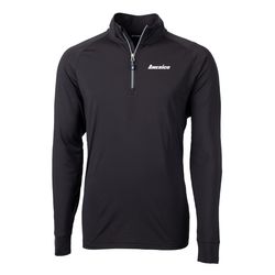 Image of Cutter & Buck Adapt Eco Knit Stretch Recycled Quarter Zip Pullover - Men's