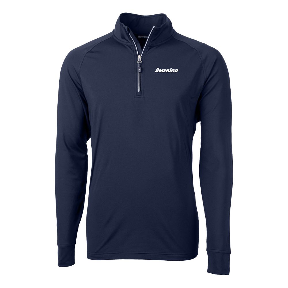 Cutter & Buck Adapt Eco Knit Stretch Recycled Quarter Zip Pullover - Men's primary image