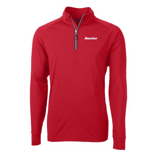 Cutter & Buck Adapt Eco Knit Stretch Recycled Quarter Zip Pullover - Men's image thumbnail