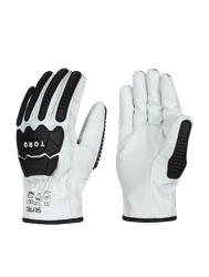 Image of Goatskin Leather Gloves with Cut and Impact Resistance 