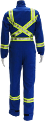 Image of Ladie's Fr Royal Blue Coverall Canadian taping