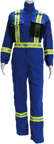 Ladie's Fr Royal Blue Coverall Canadian taping image thumbnail