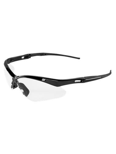Spearfish® Economy Safety Glasses — Shiny Black Frame, Clear Anti-Fog Lens image thumbnail