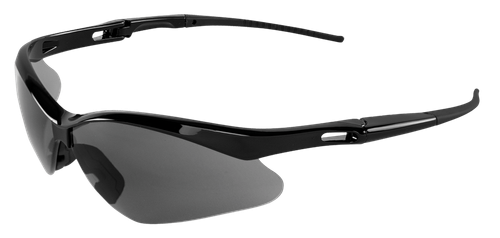 Spearfish® Safety Glasses — Shiny Black Frame, Smoke Lens image thumbnail