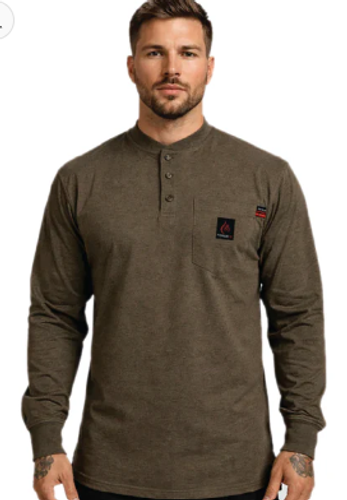 Mens FR Light weight Henley by Forge  image thumbnail