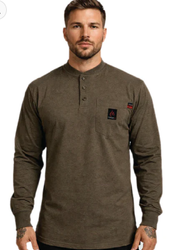 Image of Mens FR Light weight Henley by Forge 