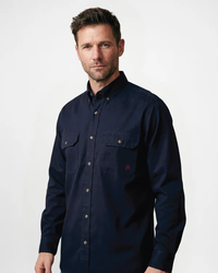 Image of L/S MEN'S FR SHIRT --- WESTEX DH AIR SHIRT --   NAVY
