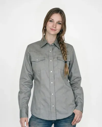 LADIES FR SOLID SNAP SHIRT image thumbnail