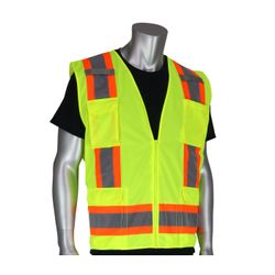 Image of PIP ANSI Type R Class 2 Eleven Pocket Surveyors Vest 302-0500
