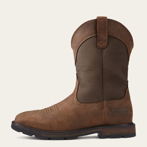 Groundbreaker Wide Square Toe Waterproof Steel Toe Work Boot image thumbnail