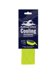 Image of Bullhead Safety® Cooling Premium High-Visibility Evaporative Cooling Headband/Bandana 