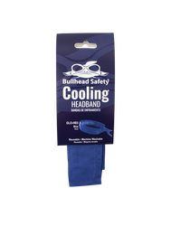 Image of Bullhead Safety® Cooling Blue Cooling Headband/Bandana 