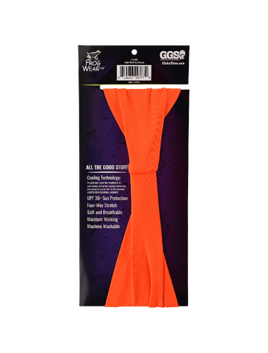 FrogWear™ HV High-Visibility Orange Tapered Cooling Headband with Four-Way Stretch  image thumbnail