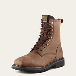 Image of Cascade 8" Wide Square Toe Steel Toe Work Boot