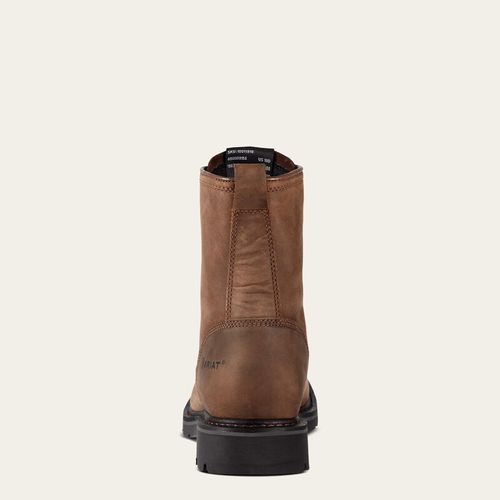 Cascade 8" Wide Square Toe Steel Toe Work Boot image thumbnail