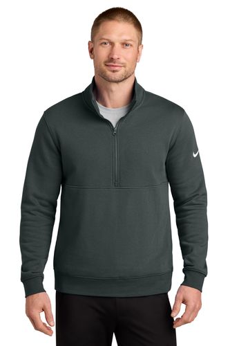 Nike Club Fleece Sleeve Swoosh 1/2-Zip NKDX6718 image thumbnail