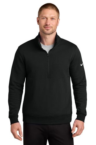 Nike Club Fleece Sleeve Swoosh 1/2-Zip NKDX6718 image thumbnail