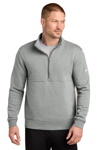 Nike Club Fleece Sleeve Swoosh 1/2-Zip NKDX6718 image thumbnail