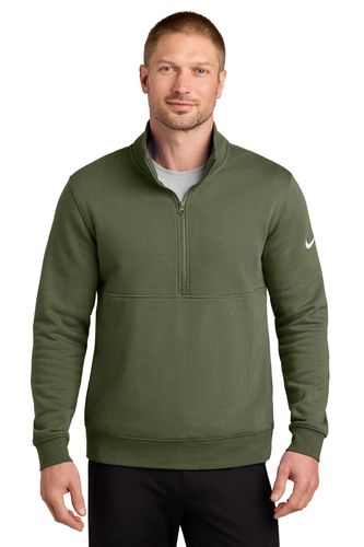 Nike Club Fleece Sleeve Swoosh 1/2-Zip NKDX6718 image thumbnail