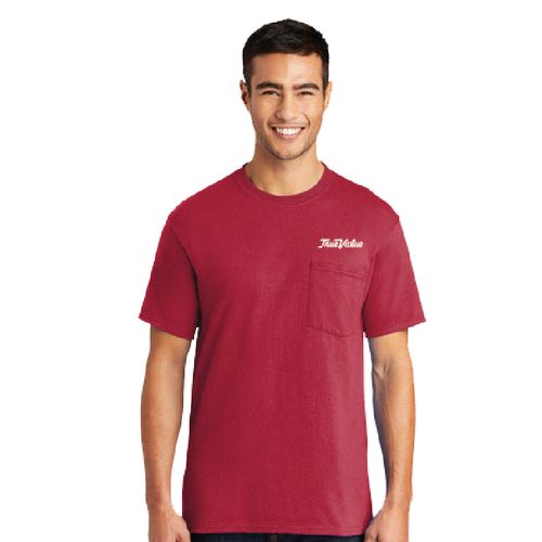 Printed True Value Pocket T-Shirt - Red image thumbnail Printed True Value Pocket T-Shirt - Red image thumbnail