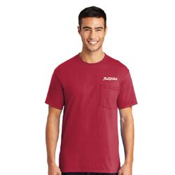 Image of Printed True Value Pocket T-Shirt - Red