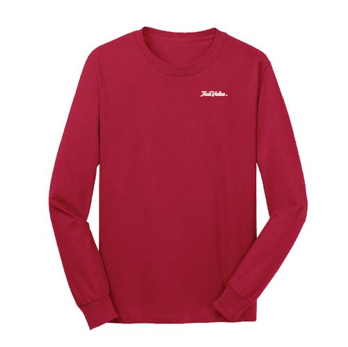 Printed True Value Long-Sleeve T-Shirt - Red image thumbnail Printed True Value Long-Sleeve T-Shirt - Red image thumbnail