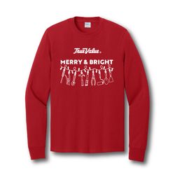 Image of TV Holiday Merry & Bright Long-Sleeve T-Shirt